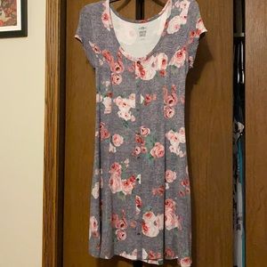 🔮3/$20🔮NWOT mossimo lace up skater dress floral